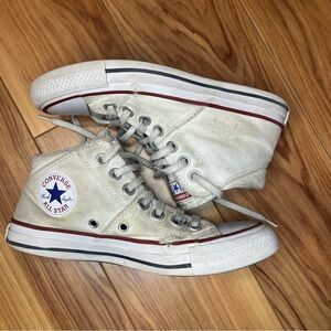 White used all star Converse